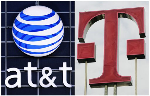 ATT & T-Mobile signs