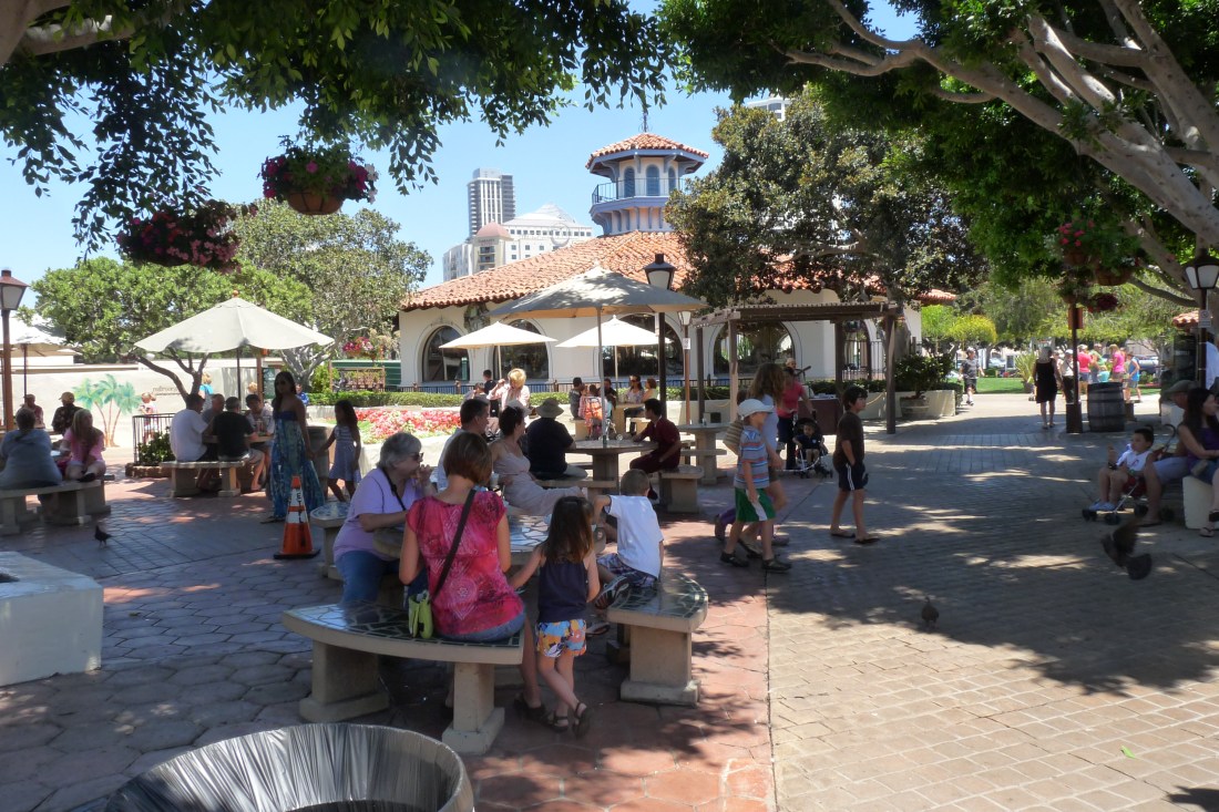 Seaport Village - near the merry-go round