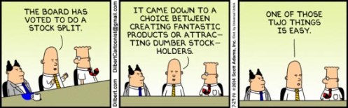 Dilbert 7-29-14  Shot at Apple