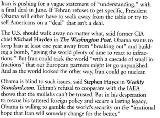 Doubts over Iran Part Two