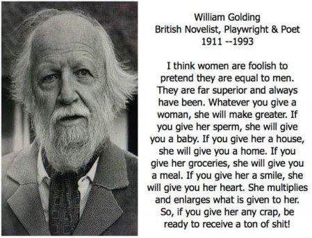 William Golding, British Novelist, Playwrite, and Poet